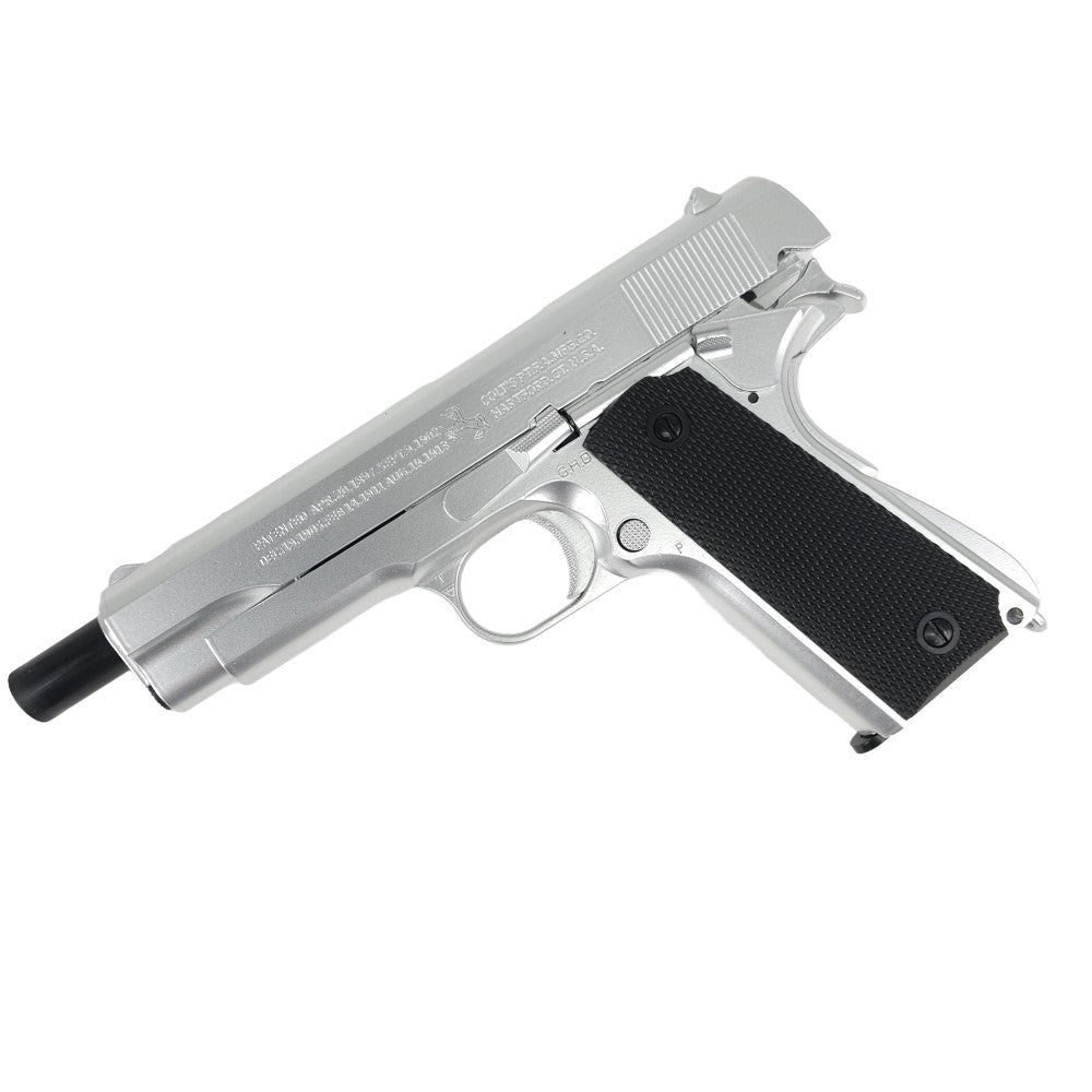 
                  
                    KELe Colt 1911 Full Metal Manual Gel Blaster – Silver
                  
                