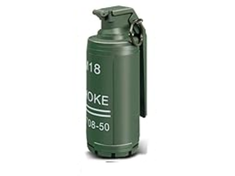 قنبلة دخان كبيرة M18 باللون الأخضر - قنبلة هلامية متفجرة