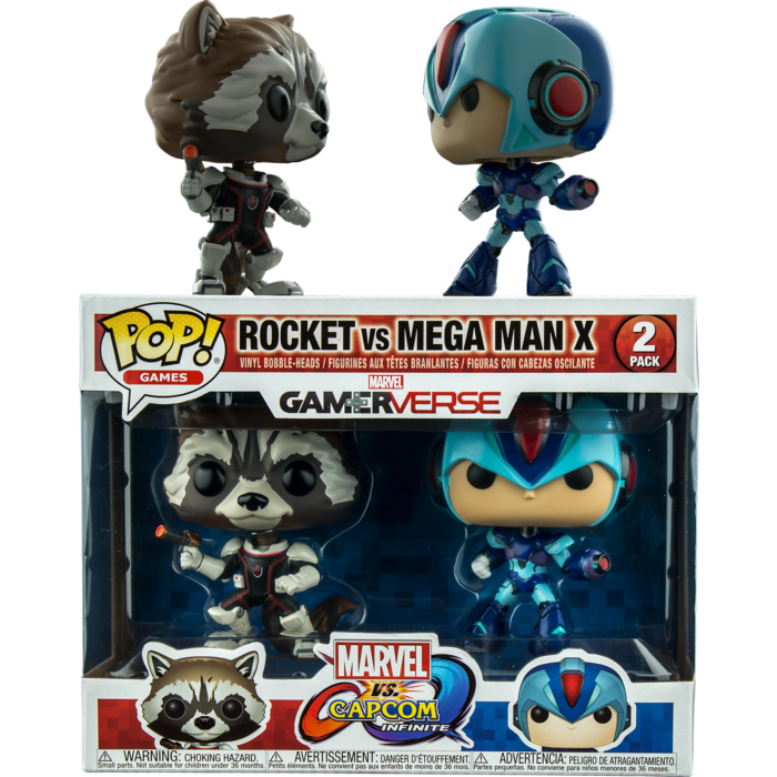 Marvel Vs. Capcom - Rocket vs Mega Man Pop! Vinyl Figure 2-Pack