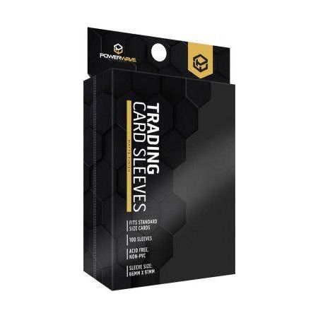 Powerwave Matte Card Sleeves 100 Pack - Black-Powerwave-ProHobbies