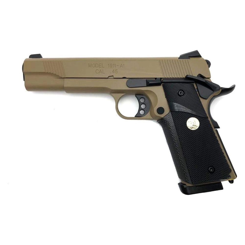 سلاح الجيش المرحلة 1 R27-B M1911 MEU GBB Tan Gel Blaster