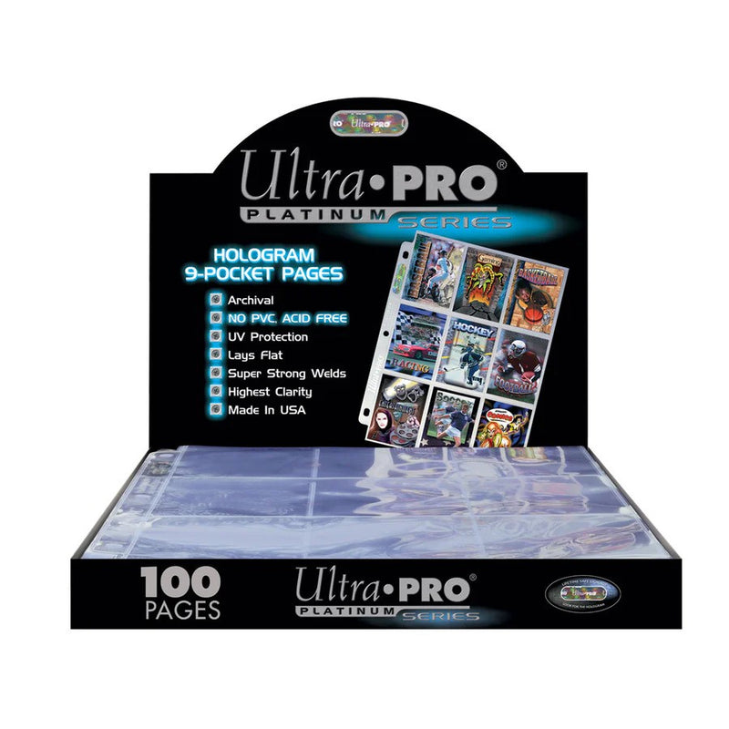 ULTRA PRO Page - 9-Pocket Platinum Page for Standard Size Cards