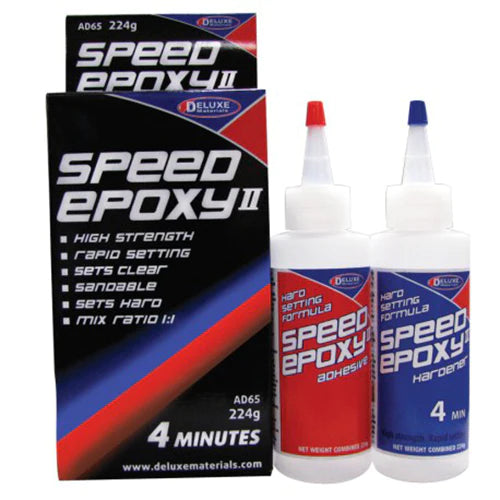 
                  
                    DELUXE MATERIALS AD65 SPEED EPOXY II 4 MINUTE 224G
                  
                