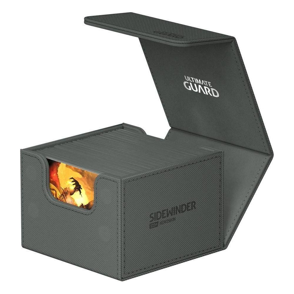 Ultimate Guard: Deck Box – XenoSkin Monocolor Sidewinder 133+ – Grey-LetsPlayGames-ProHobbies