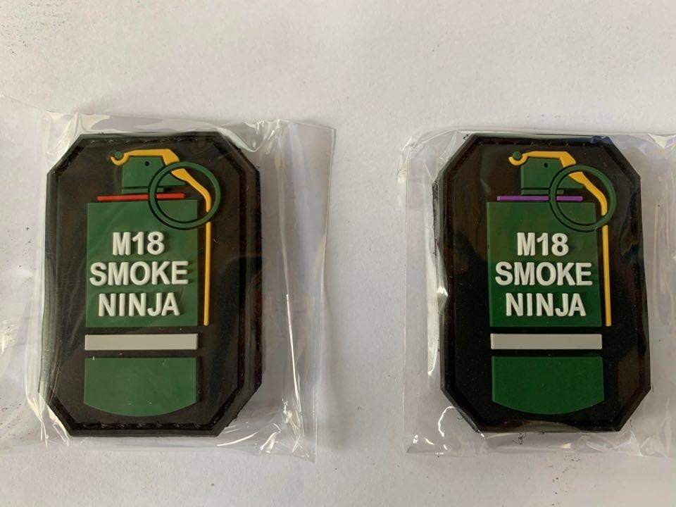M18 Smoke Ninja Velcro Patch - Command Elite Hobbies