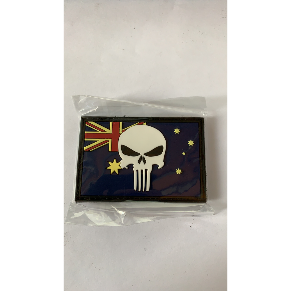 Australian Punisher Flag Velcro Patch - Command Elite Hobbies