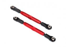 T/XAS - Camber Links, Rear (Tubes red-Anodized, 7075-T6 Aluminum) - Command Elite Hobbies