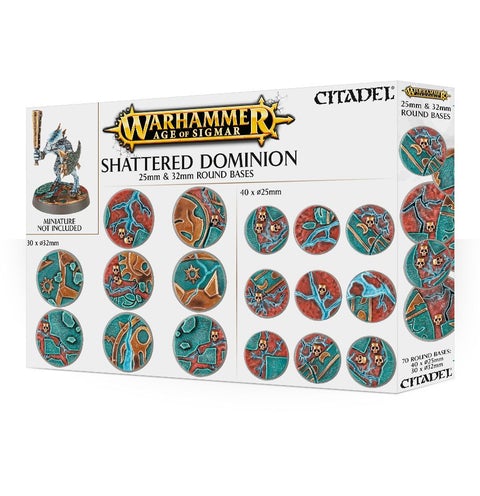 Shattered Dominion 25mm & 32mm Round Bases - Command Elite Hobbies