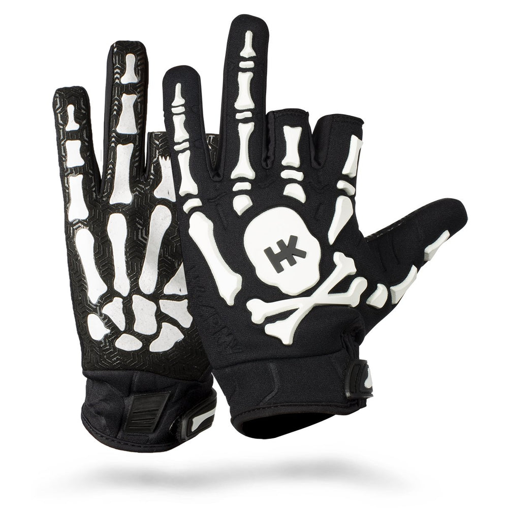 HK ARMY Bones Gloves - White - Command Elite Hobbies