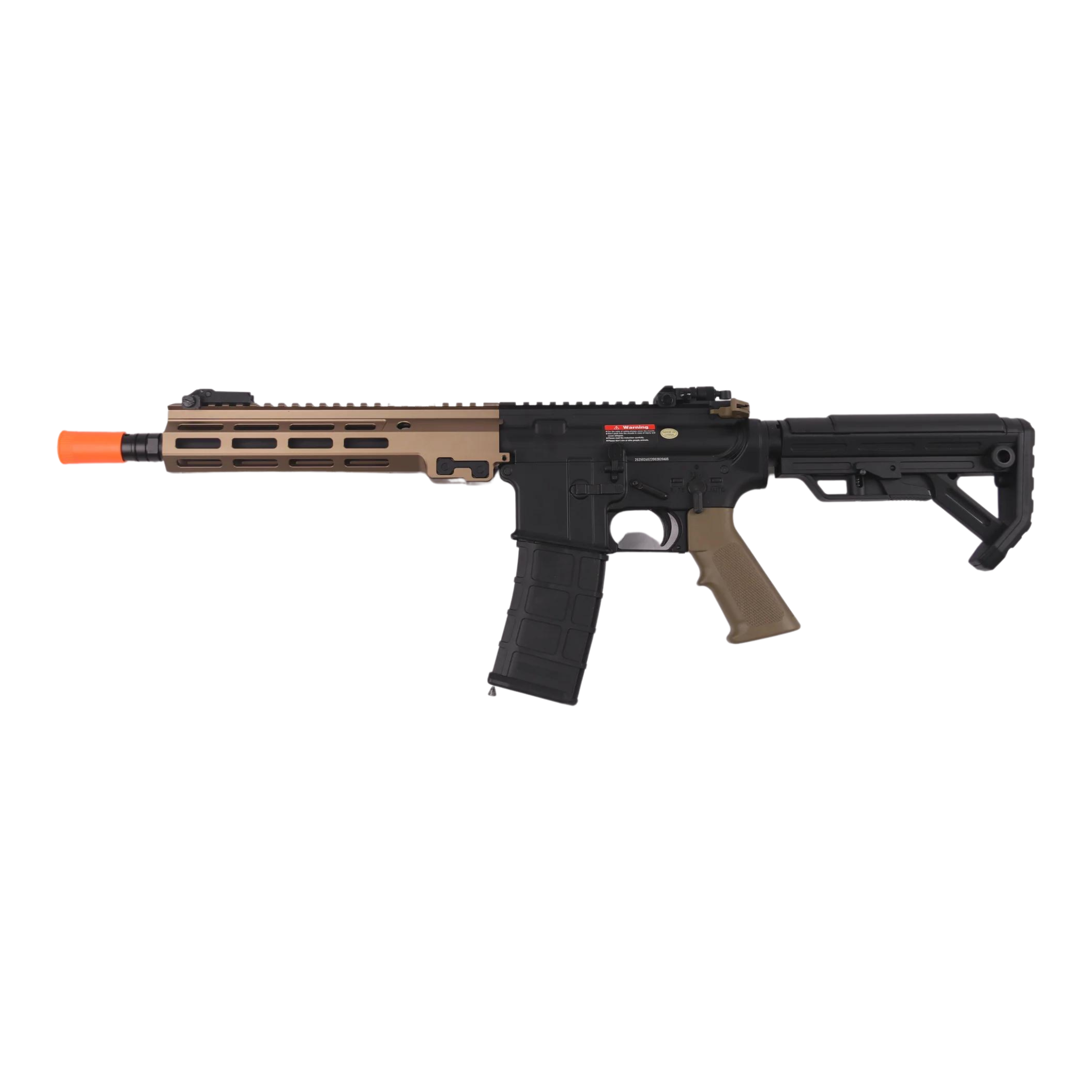 GOLDEN EAGLE MK16 9" M-LOK FULL METAL GAS POWERED GAS BLOWBACK GEL