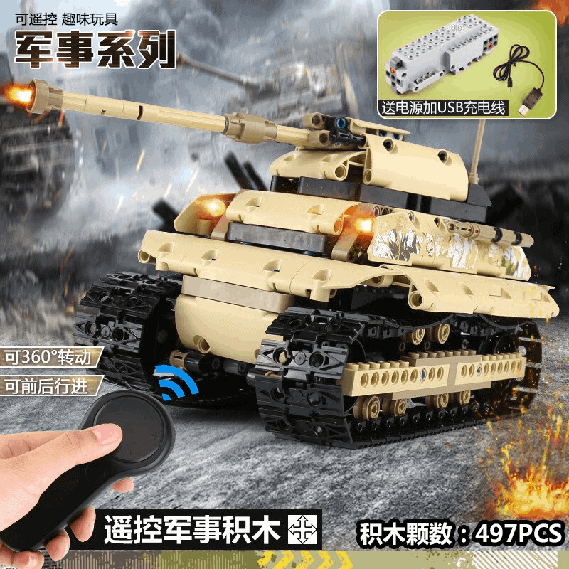 MOULD KING 13011 Huge Tank with 499 Pieces - Command Elite Hobbies