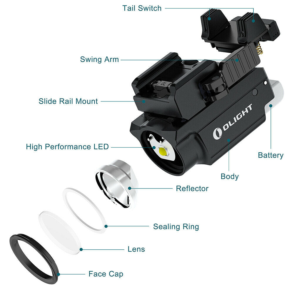 
                  
                    OLIGHT Mini Tactical Flashlight - 600Lm - Command Elite Hobbies
                  
                