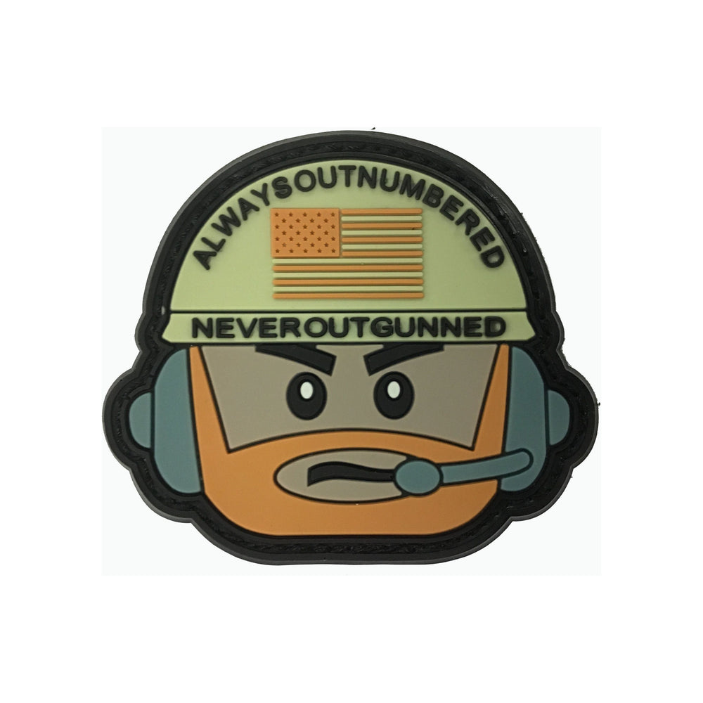 Always Outnumbered Velcro Patch - Command Elite Hobbies