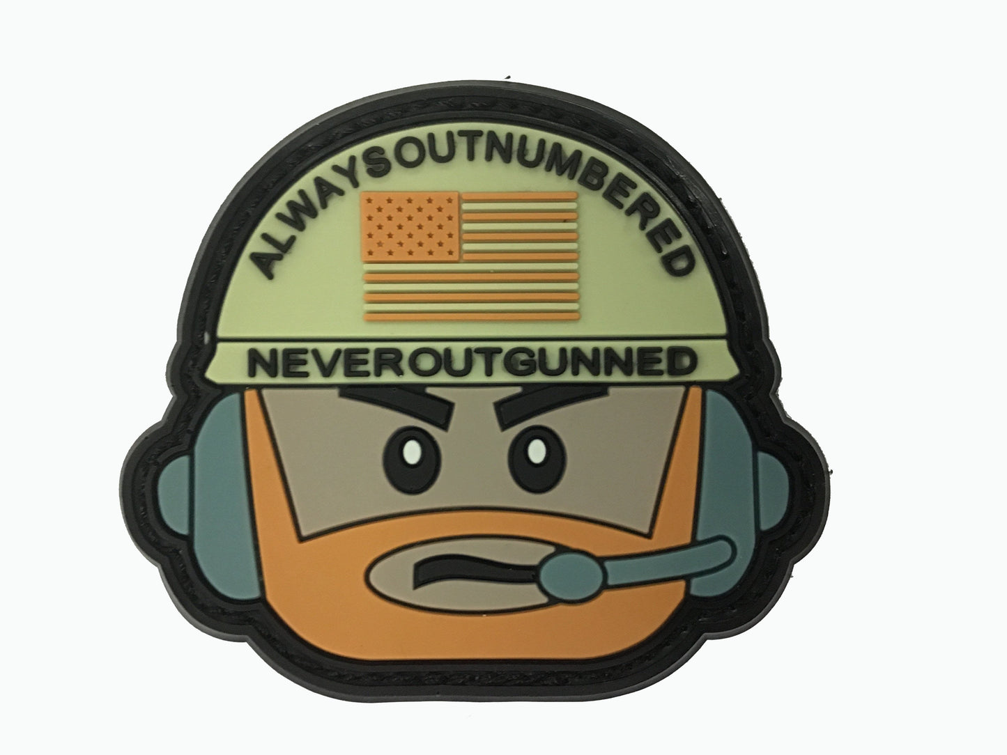 Always Outnumbered Velcro Patch - Command Elite Hobbies