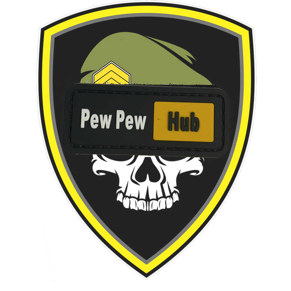 PEW PEW Hub Velcro Patch - Command Elite Hobbies