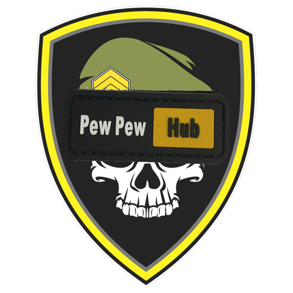 PEW PEW Hub Velcro Patch - Command Elite Hobbies