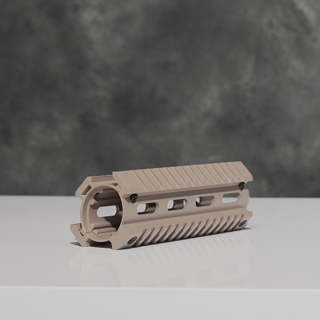 
                  
                    Quad Rail Handguard - Tan 7 inch - Command Elite Hobbies
                  
                