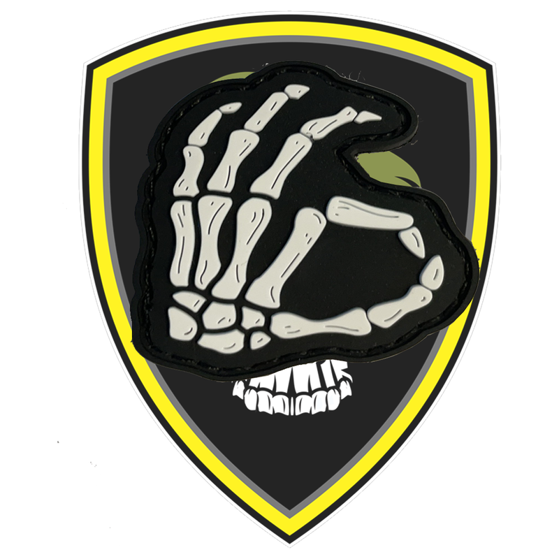 A-OK Skeleton Velcro Patch
