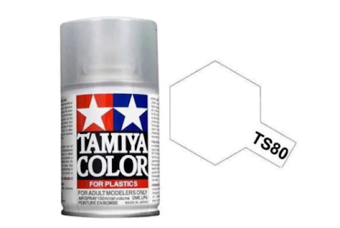 TAMIYA TS-80 Lacquer Spray 100ml - FLAT CLEAR - Command Elite Hobbies
