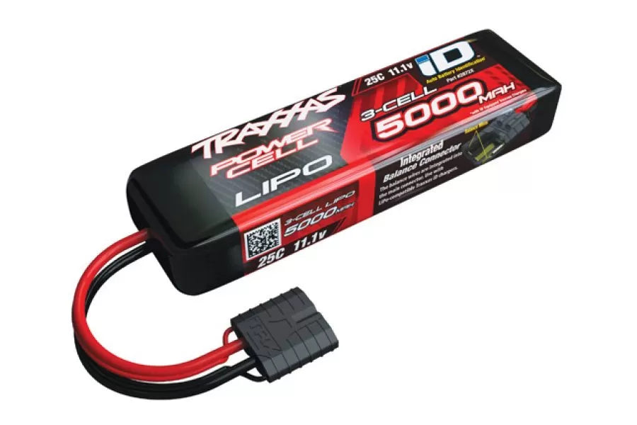 Traxxas 5000mAh 11.1v 3-Cell 25C LiPo iD Battery (2872X) - Command Elite Hobbies