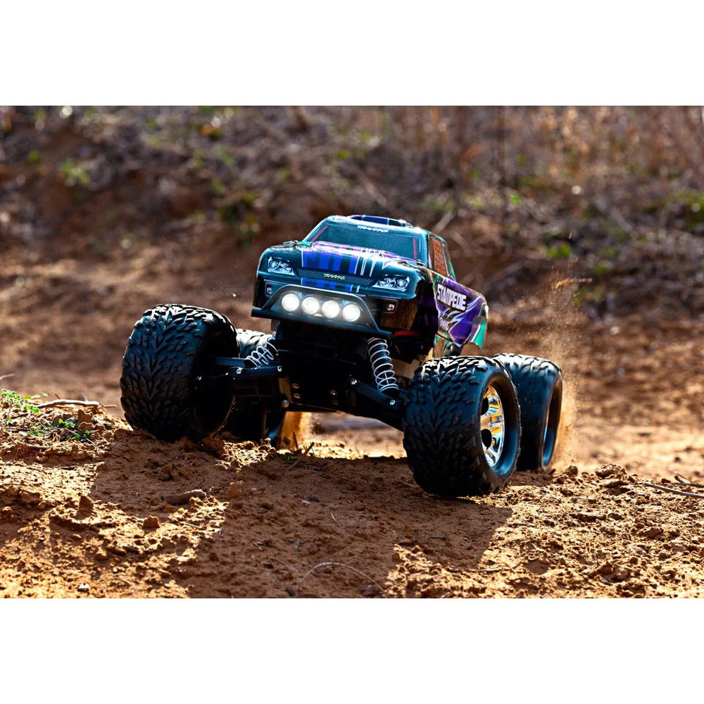
                  
                    Traxxas Stampede 1/10 XL-5 2WD RC Monster Truck with LED Lighting Purple 36054-61 - Command Elite Hobbies
                  
                
