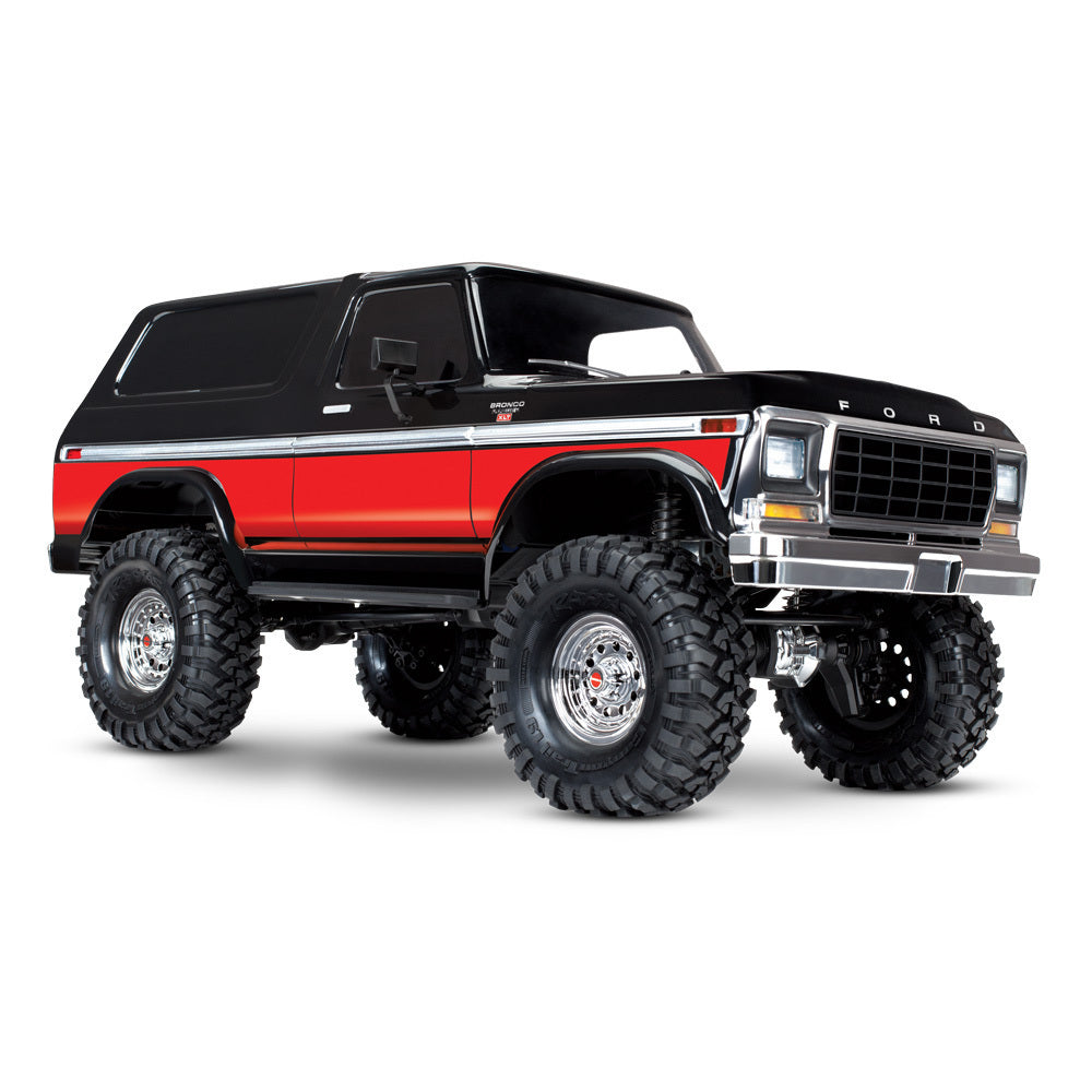TRAXXAS TRX-4 RTR R/C Crawler Truck with BRONCO Body - RED - Command Elite Hobbies