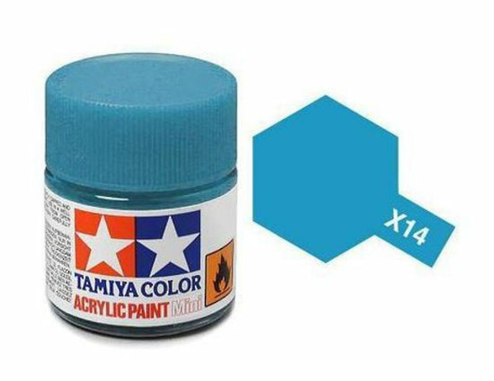 Tamiya Acrylic Mini x-14 SKY BLUE - Command Elite Hobbies