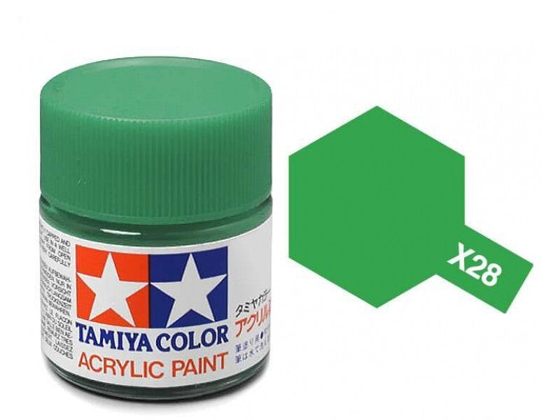 Tamiya Acrylic Mini x-28 PARK GREEN - Command Elite Hobbies