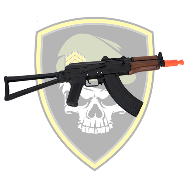 Double Bell AKS-74U Gel Blaster AEG Rifle Wooden Furnishings