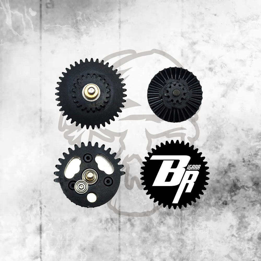 BIGRRR CNC MACHINED STEEL GEL BLASTER GEARS