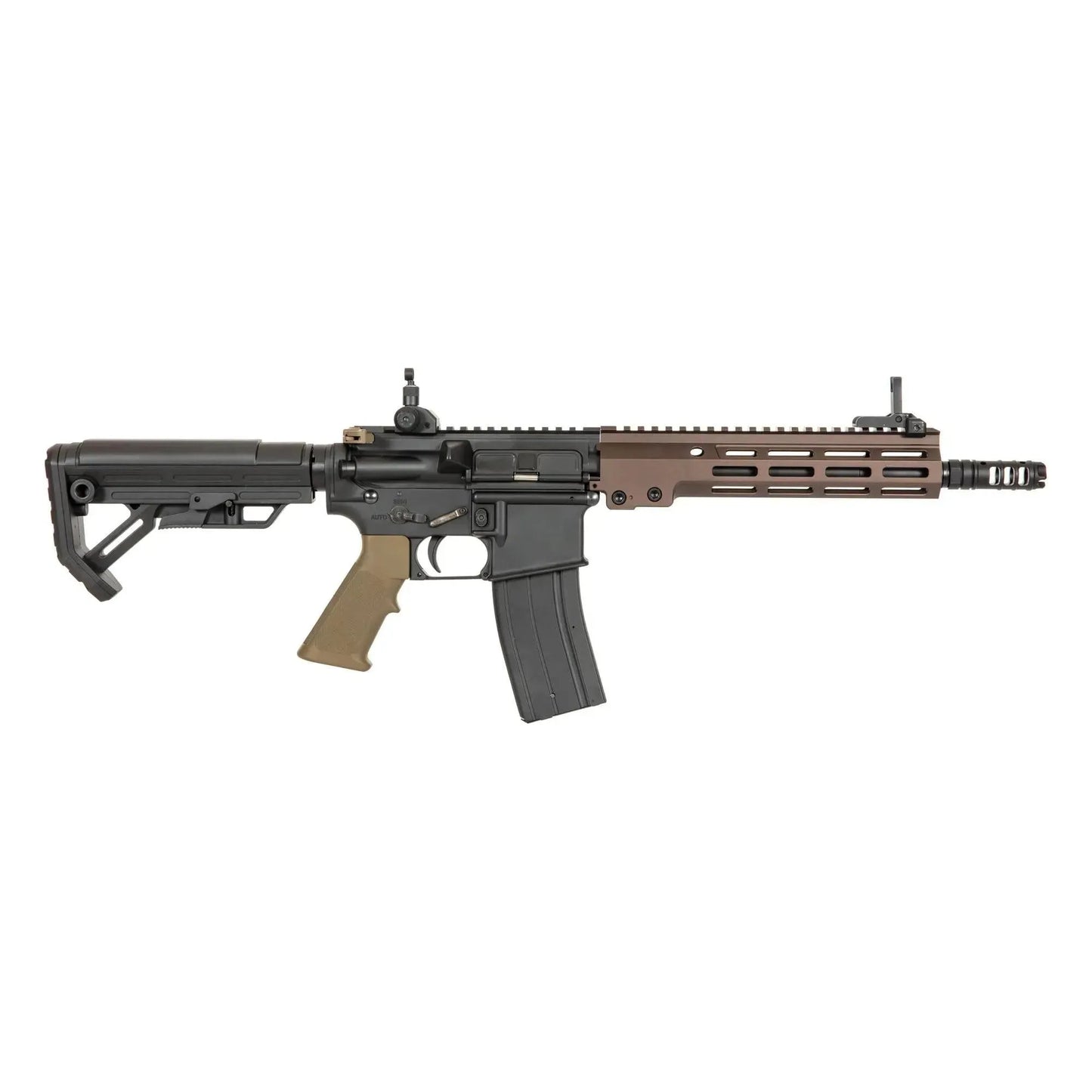 GOLDEN EAGLE MK16 9" M-LOK FULL METAL GAS POWERED GAS BLOWBACK GEL BLASTER RIFLE