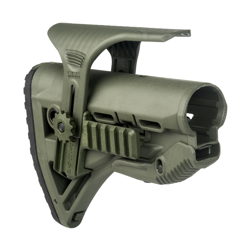 FAB NYLON BUTTSTOCK w/CHEEK RISER FOR GEL BLASTERS