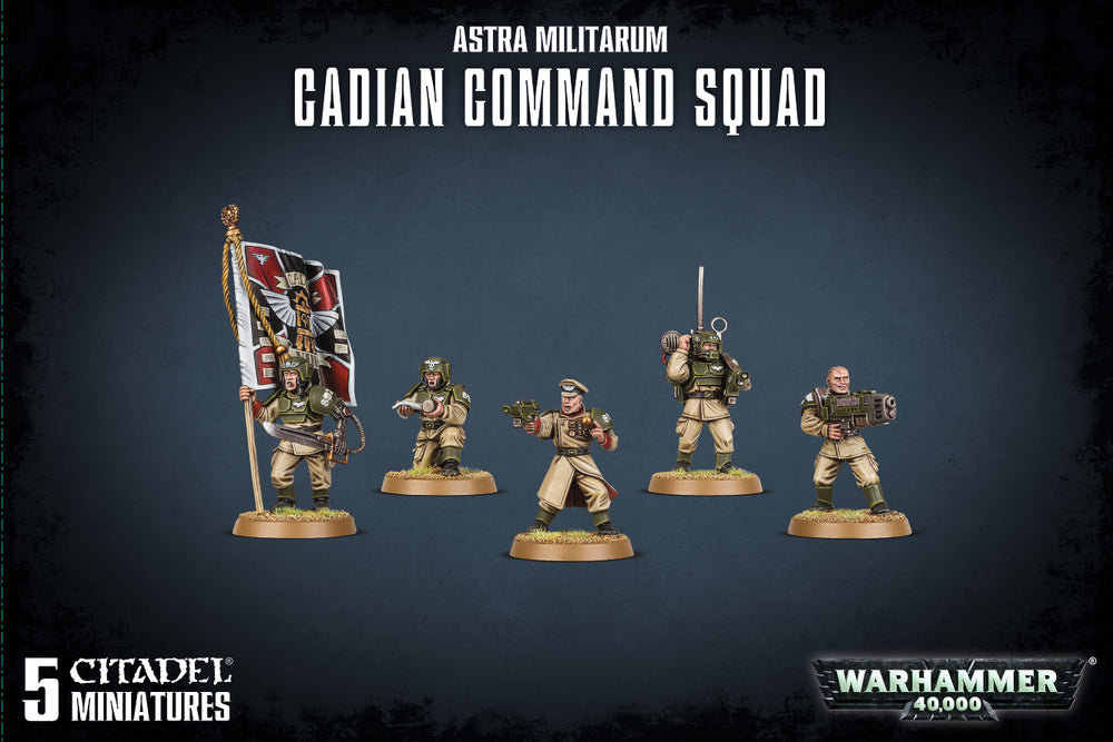 Cadian Command Squad - Command Elite Hobbies