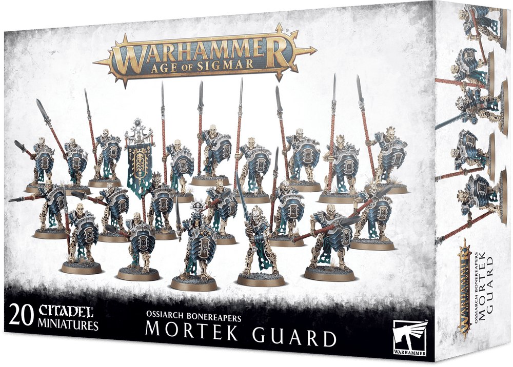 Ossiarch Bonereapers Mortek Guard - Command Elite Hobbies