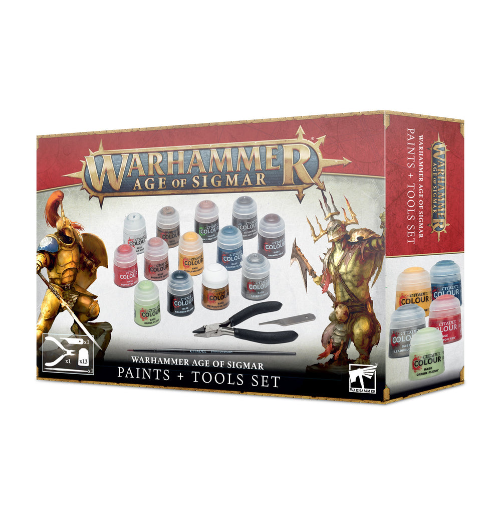 Citadel Age of Sigmar Paints & Tools Set - Command Elite Hobbies