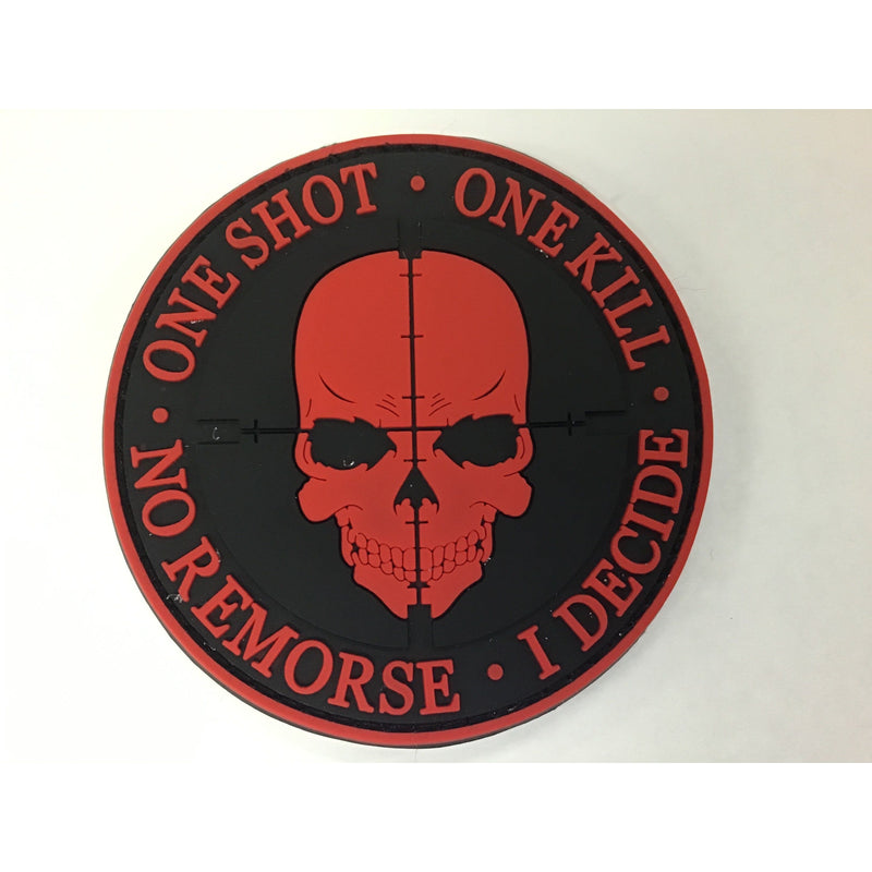 رقعة One Shot One Kill (أحمر أو بني)