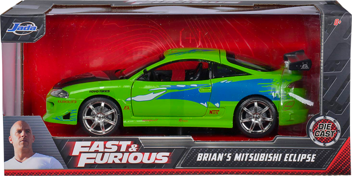 
                  
                    Fast and Furious - Brian’s 1995 Mitsubishi Eclipse 1/24th Scale - Command Elite Hobbies
                  
                