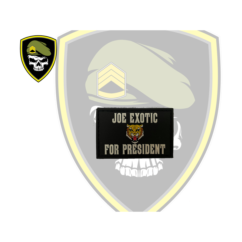 Joe Exotic for President Velcro Patch