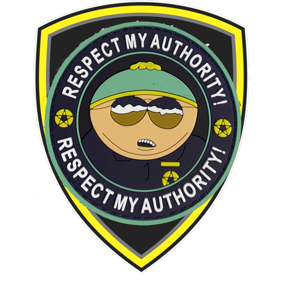 Respect My Authority! Velcro Patch - Command Elite Hobbies
