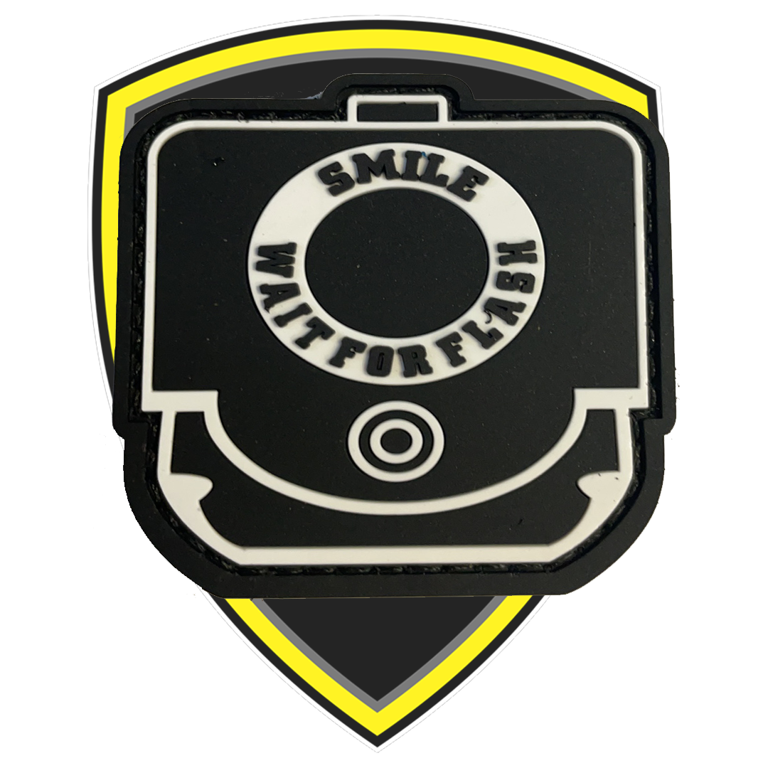 Smile, Wait for the Flash Velcro Patch - Command Elite Hobbies