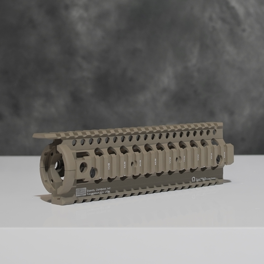 
                  
                    TAN Daniel Defense Omega METAL QUAD RAIL HANDGUARD - Command Elite Hobbies
                  
                