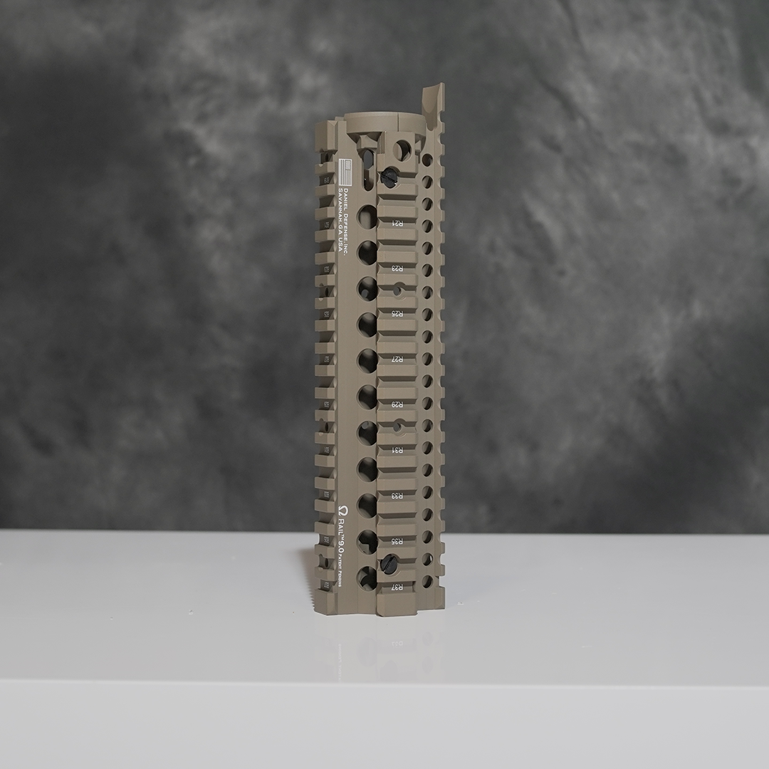 
                  
                    TAN Daniel Defense Omega METAL QUAD RAIL HANDGUARD - Command Elite Hobbies
                  
                