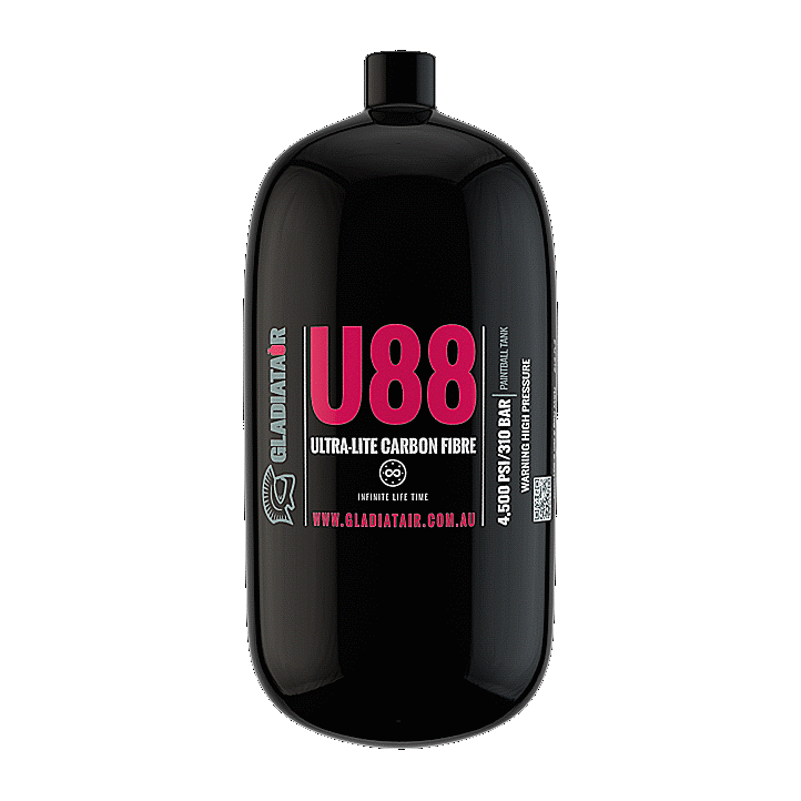 U88 Carbon Fibre Air Tank+ GladiatAir Regulator