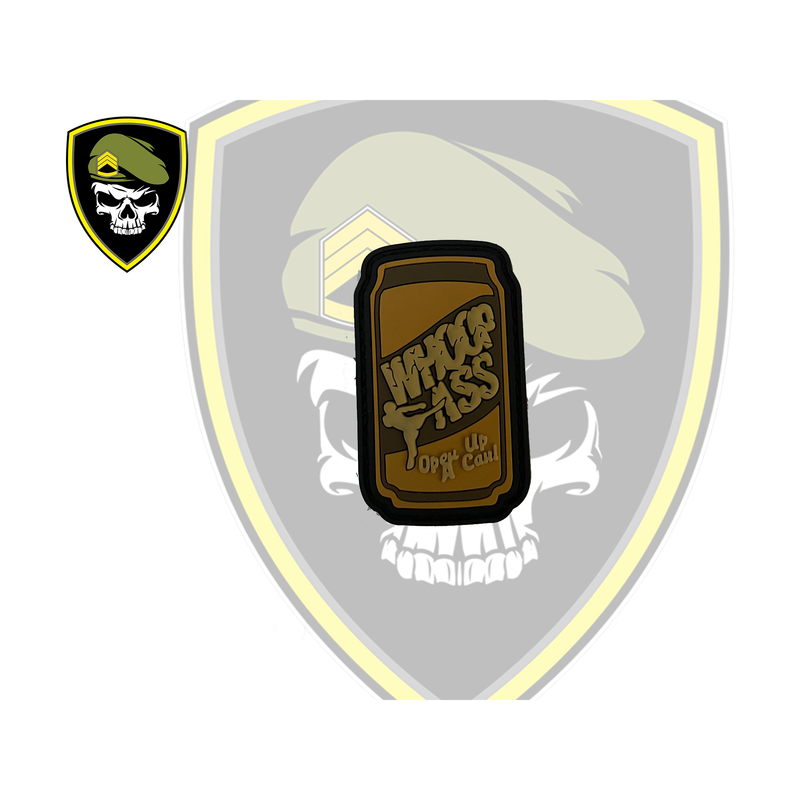 Can of Whoop Ass Velcro Patch